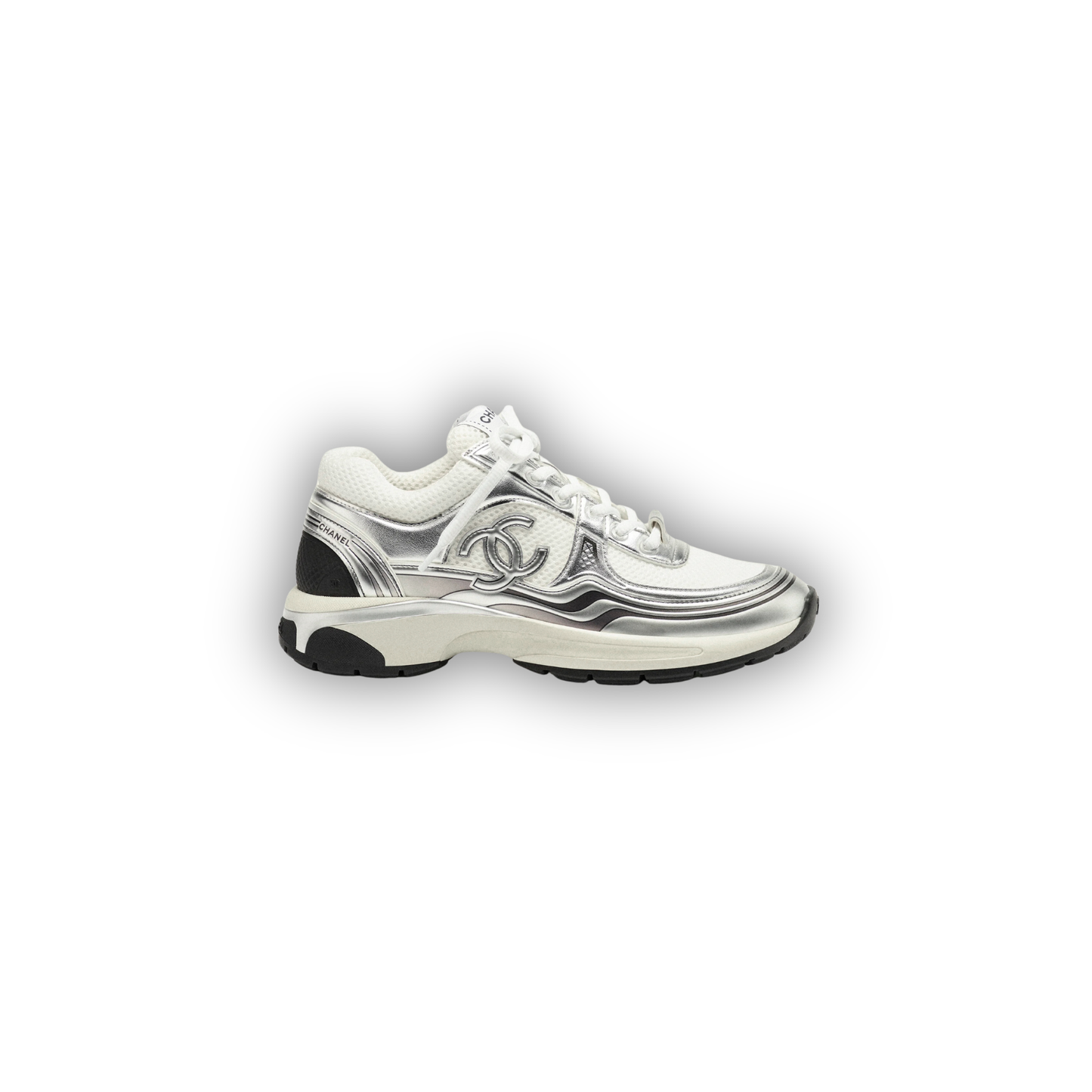 Chanel Runner Silver & White