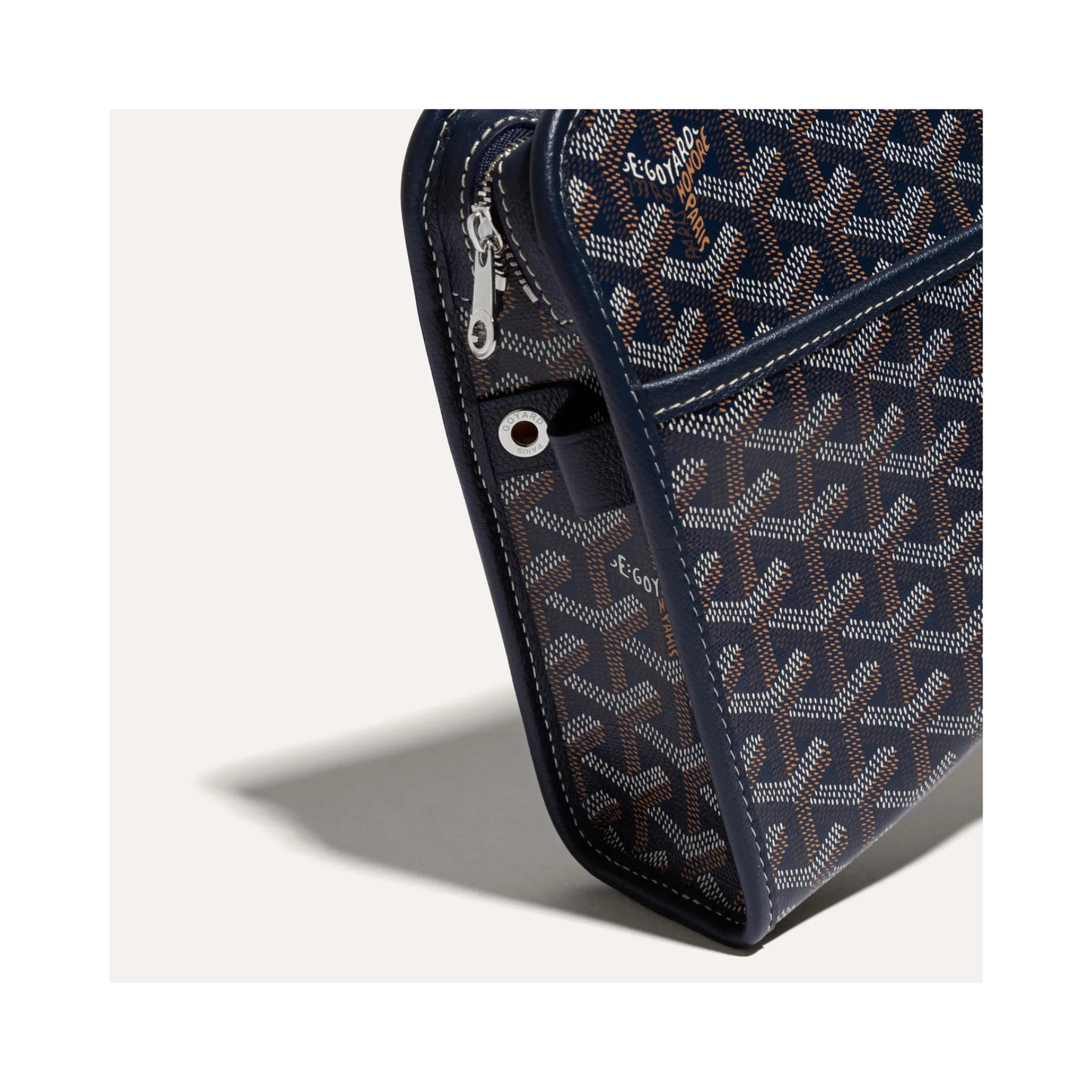 Goyard Joubert Pouch MM Navy Blue