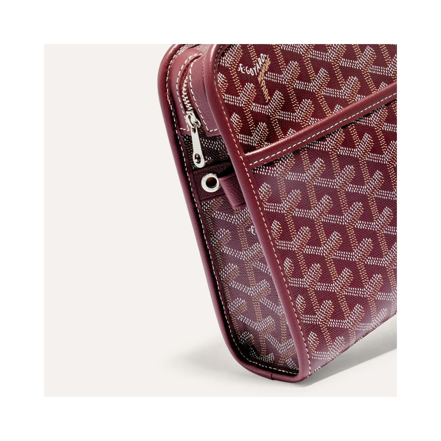 Goyard Joubert Pouch MM Burgundy