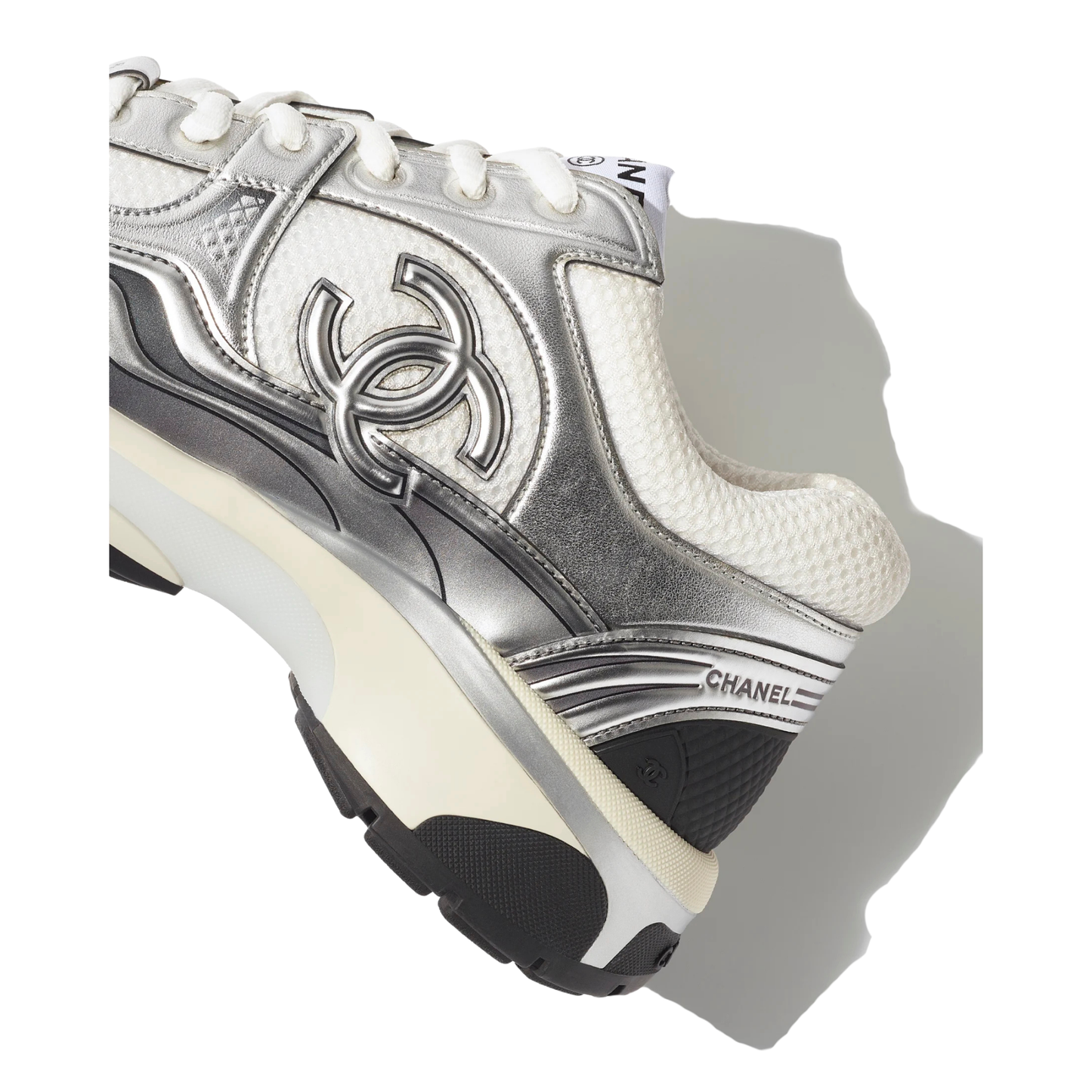 Chanel Runner Silver & White