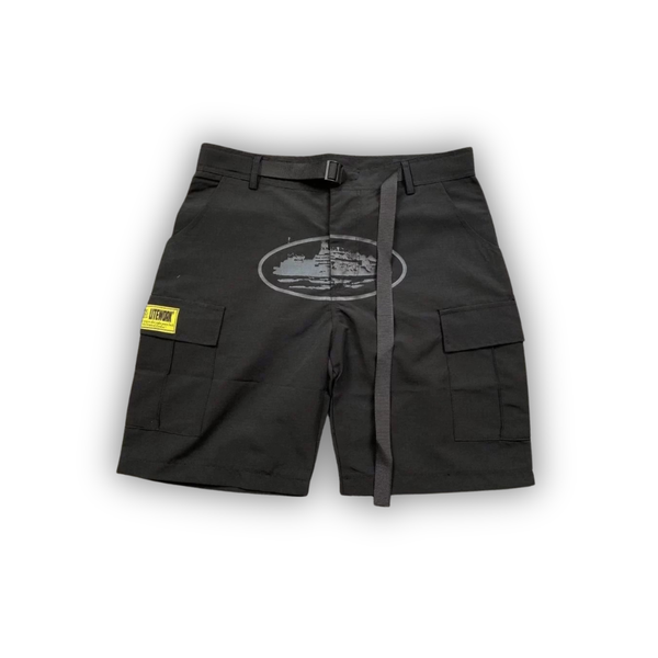 Corteiz Alcatraz Logo Cargo Shorts