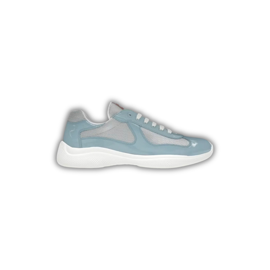 Prada Cup - Light Blue Mesh & Patent