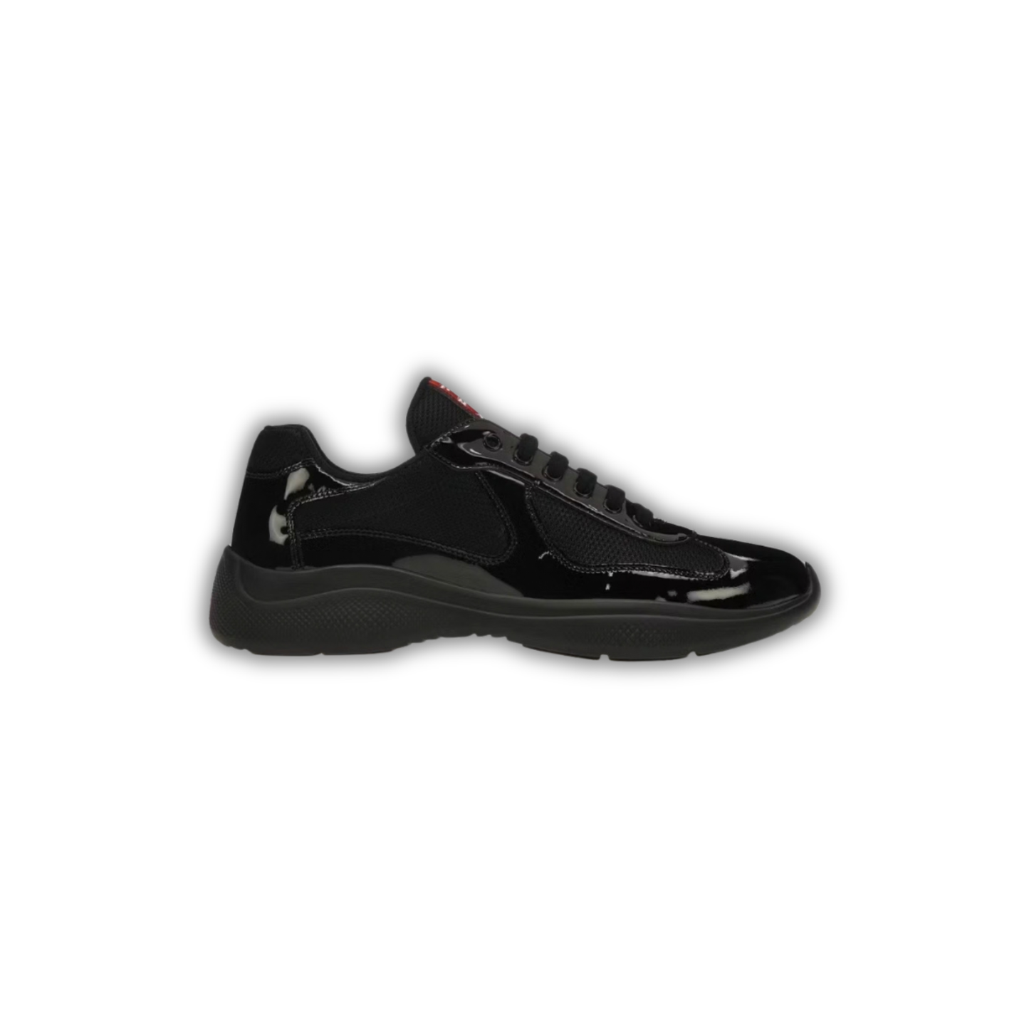 Prada Cup - Black Mesh & Patent