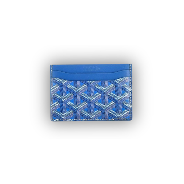 Goyard Saint Sulpice Card Holder electric blue