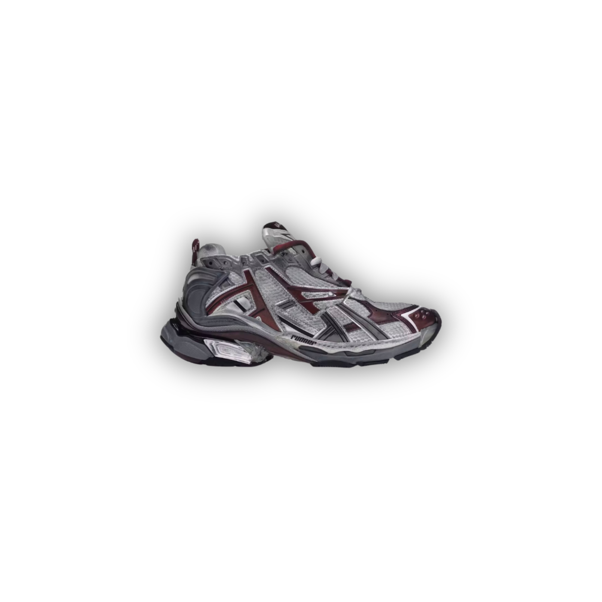 Balenciaga Runner Burgundy/Grey Edition – HolySwag