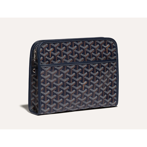 Goyard Joubert Pouch MM Navy Blue