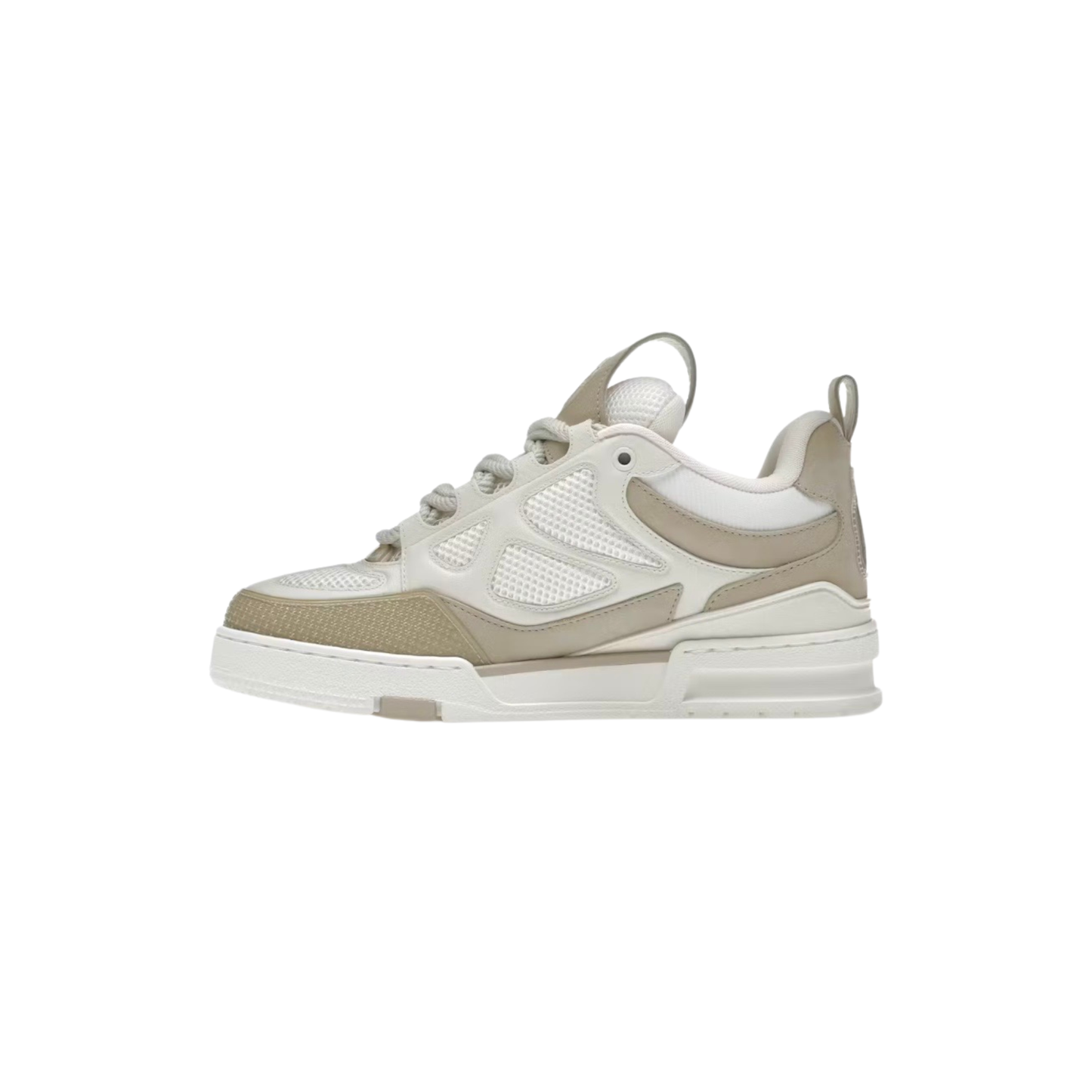 Louis Vuitton Skate Trainer Beige & White