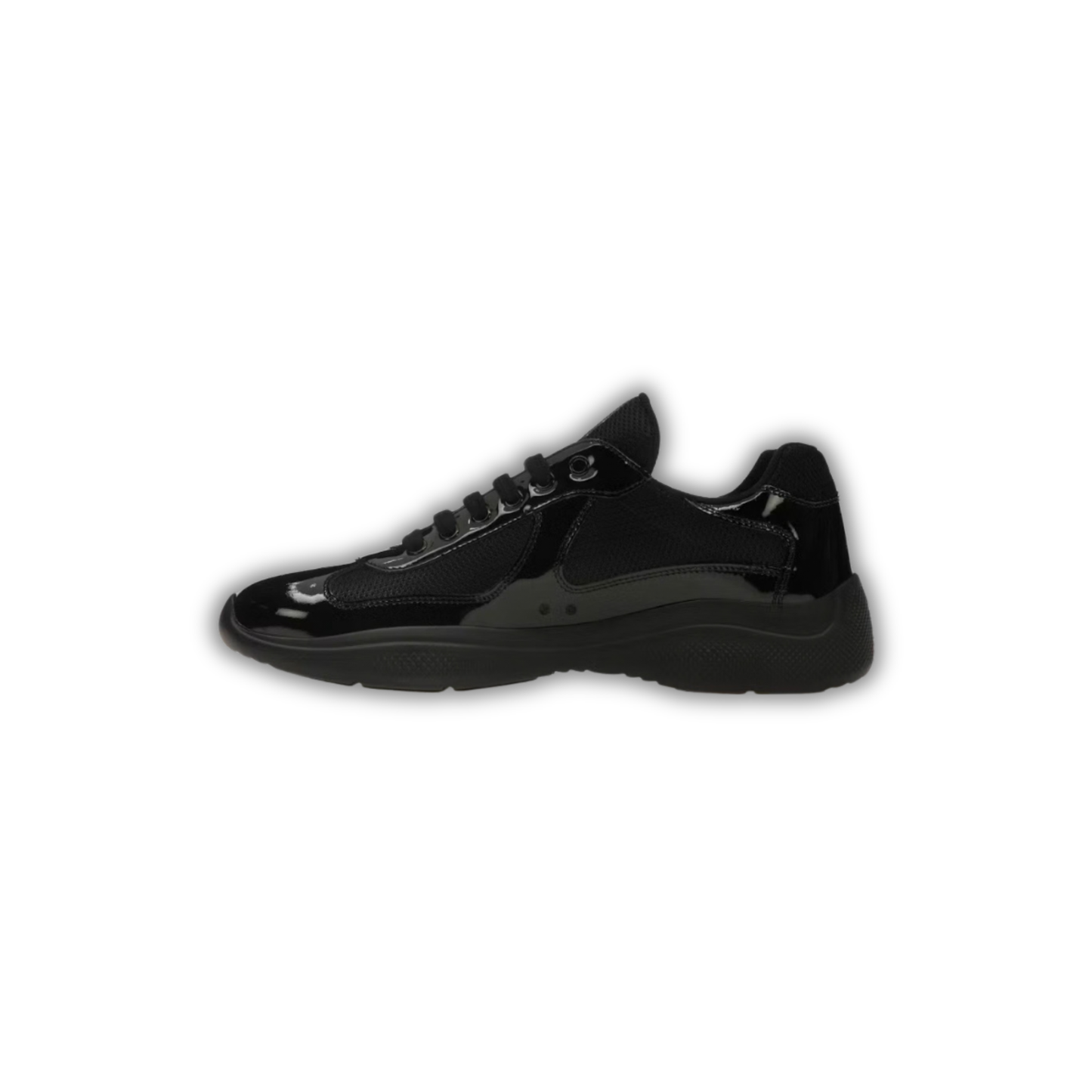 Prada Cup - Black Mesh & Patent