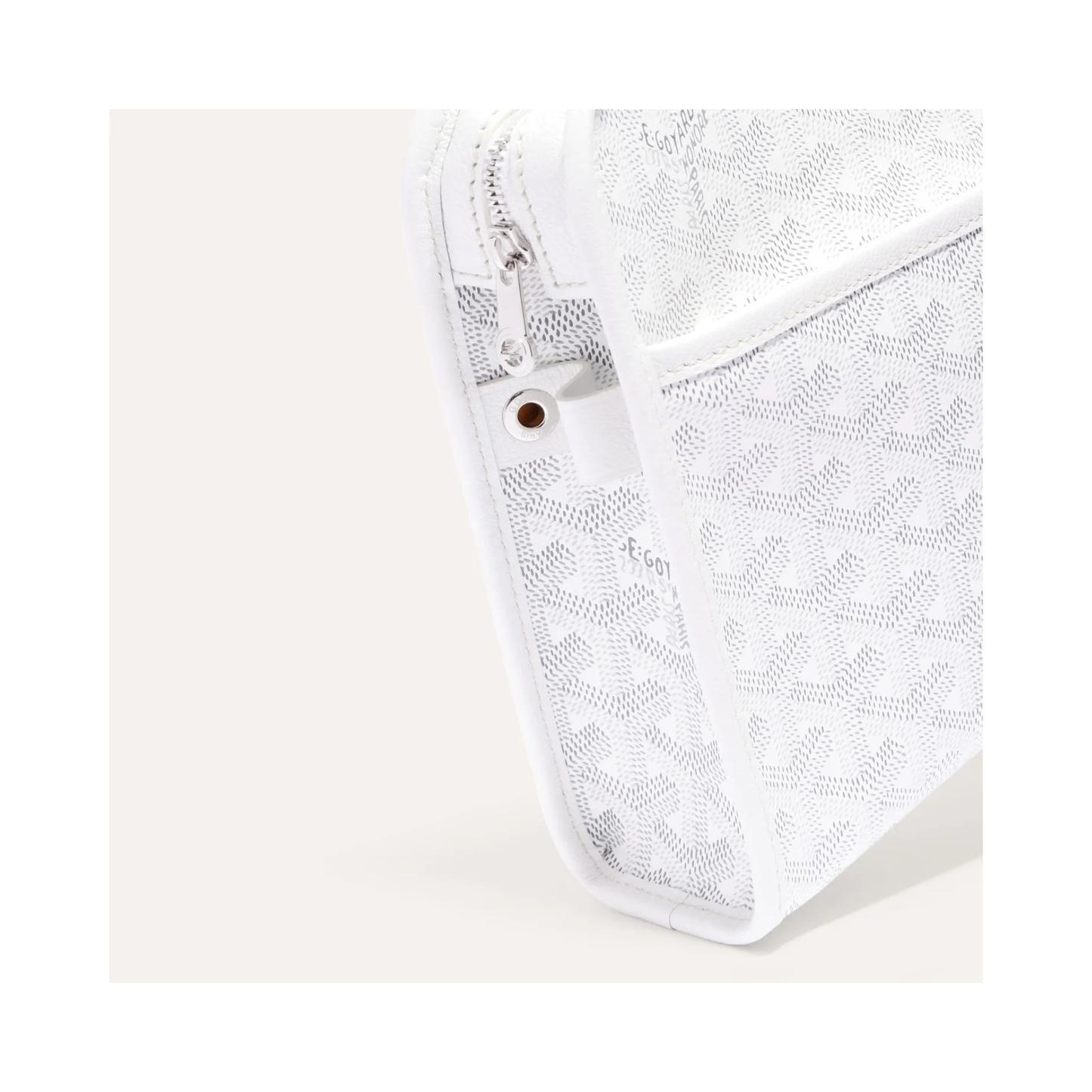 Goyard Joubert Pouch MM White