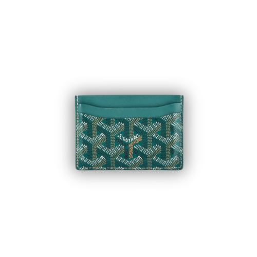 Goyard Saint Sulpice Card Holder emerald green