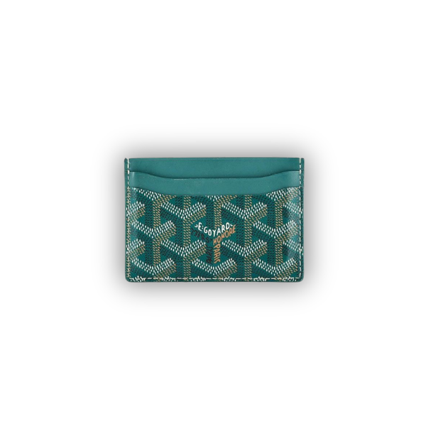 Goyard Saint Sulpice Card Holder emerald green