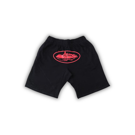 Corteiz black&red shorts