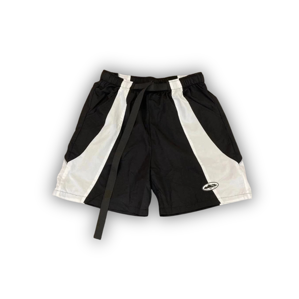 Corteiz Two-Tone Utility Shorts - Black/White