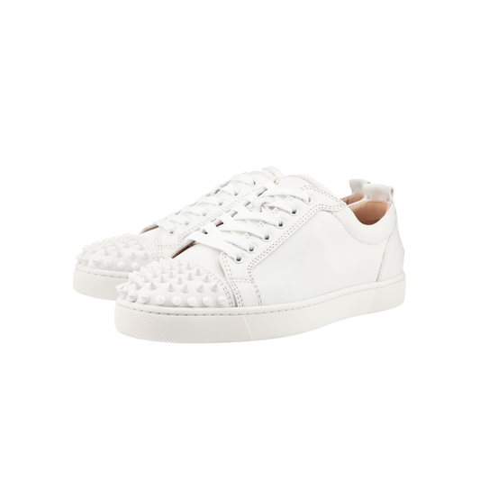 Christian Louboutin Spikes Triple White