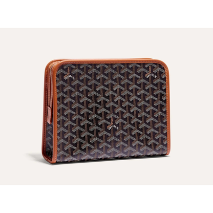 Goyard Joubert Pouch MM Black & Tan