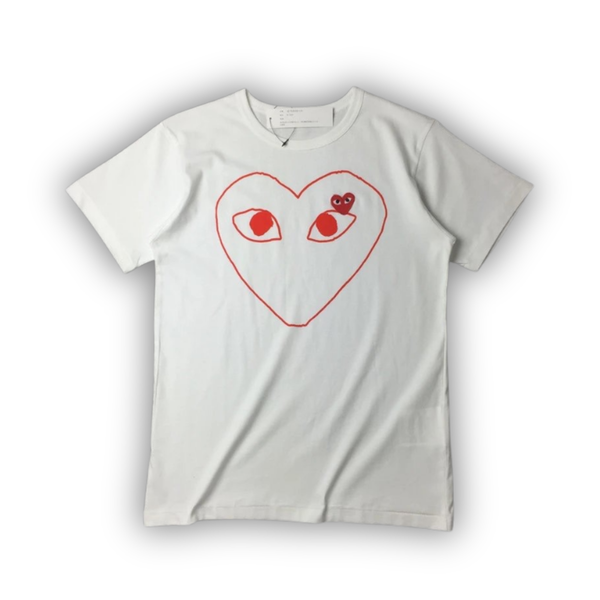 COMME des GARÇONS PLAY Outline Heart T-Shirt