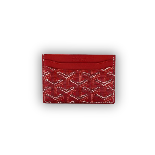 Goyard Saint Sulpice Card Holder scarlet red