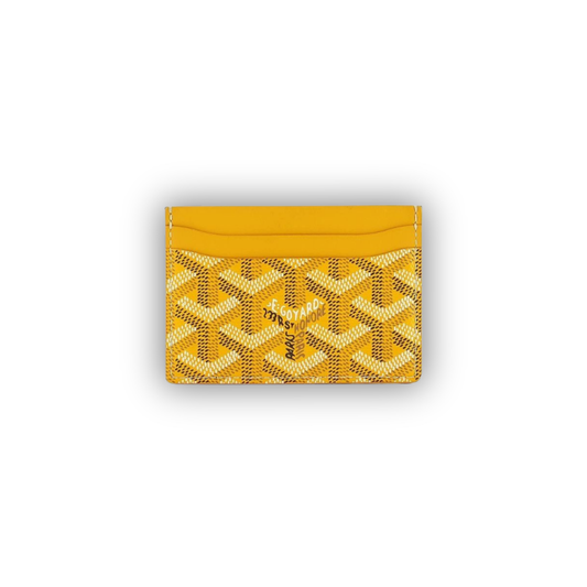 Goyard Saint Sulpice Card Holder mustard yellow