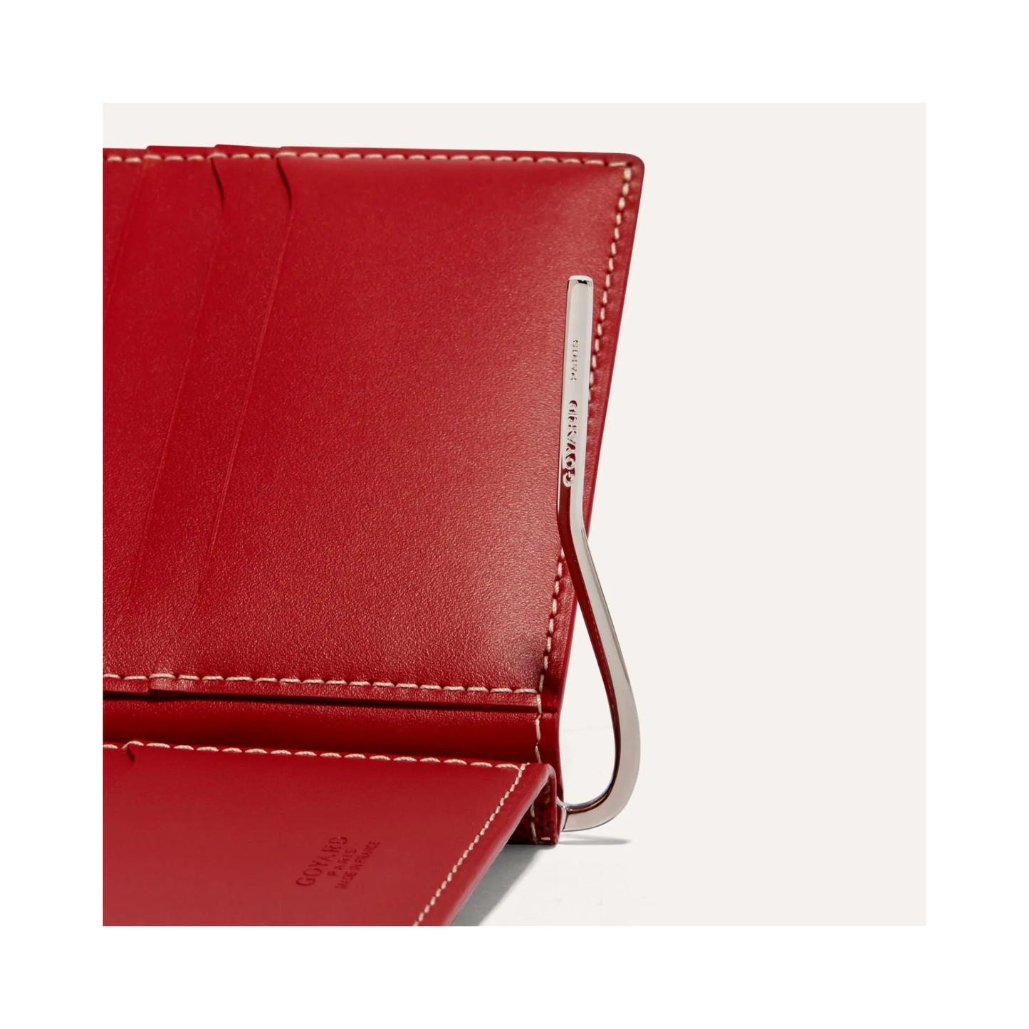 Goyard Saint-Florentin Money Clip Wallet Red